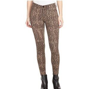 William Rast Perfect Skinny Leopard Jeans Sz 28